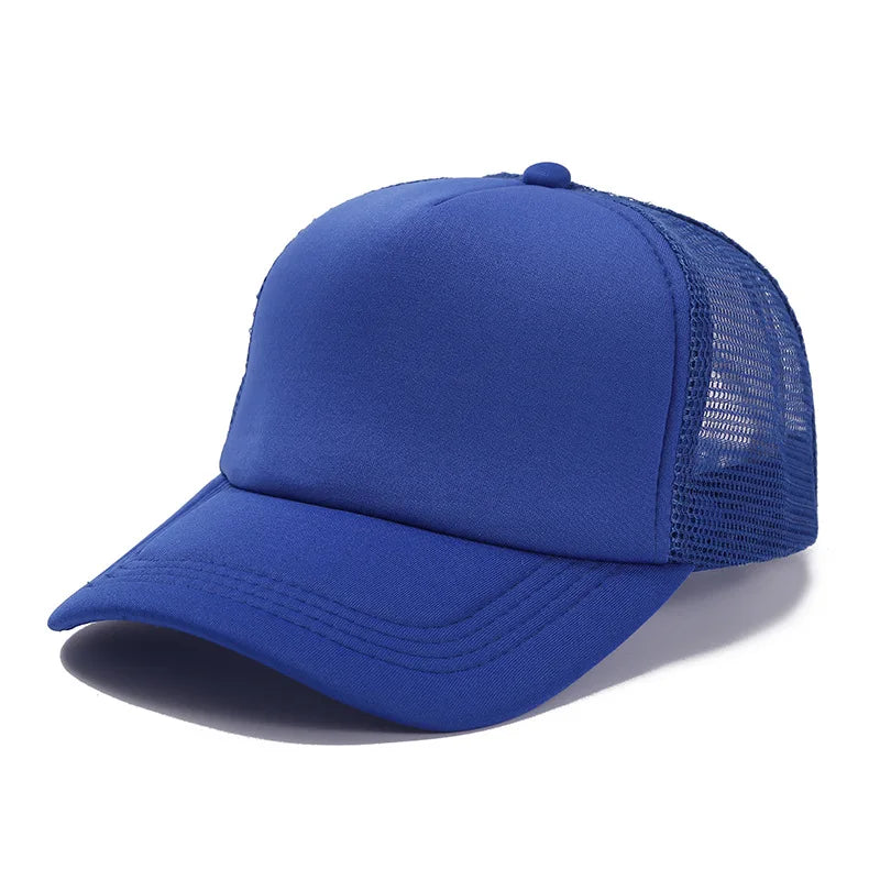 Unisex 5-Panel Mesh Trucker Hat for Men & Women