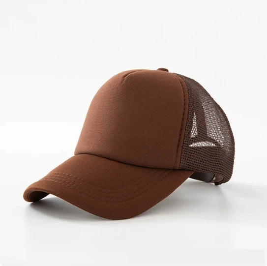 Unisex 5-Panel Mesh Trucker Hat for Men & Women