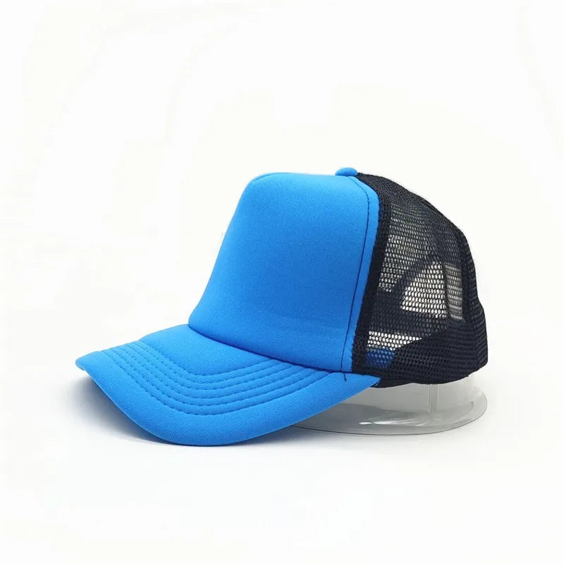Unisex 5-Panel Mesh Trucker Hat for Men & Women