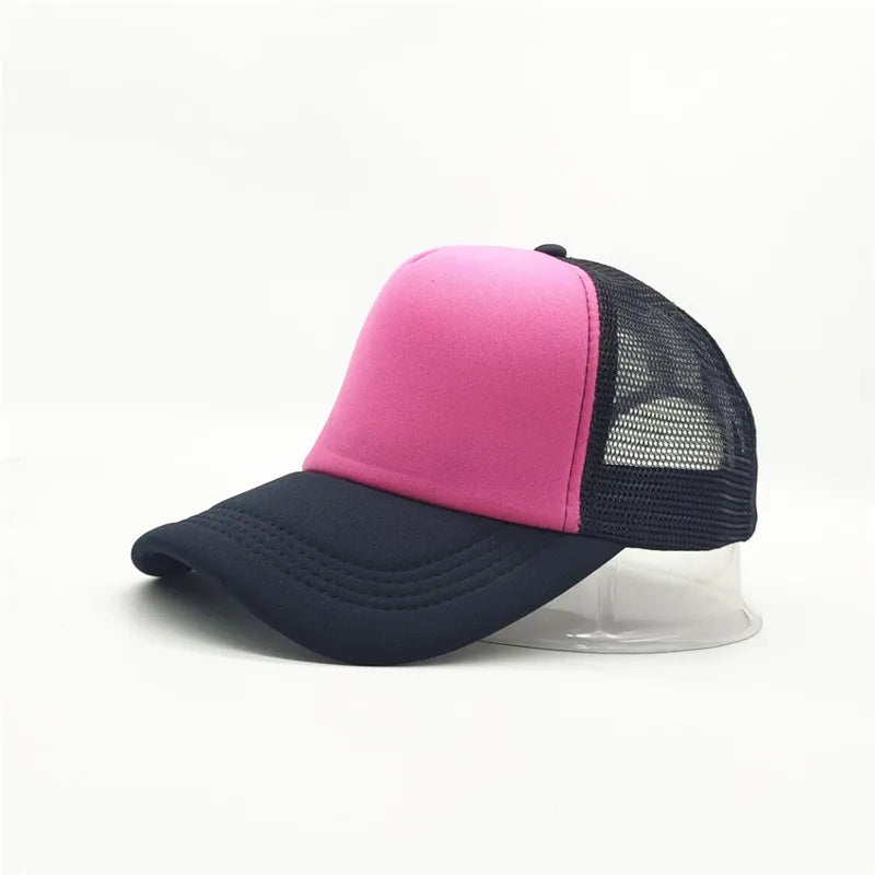 Unisex 5-Panel Mesh Trucker Hat for Men & Women