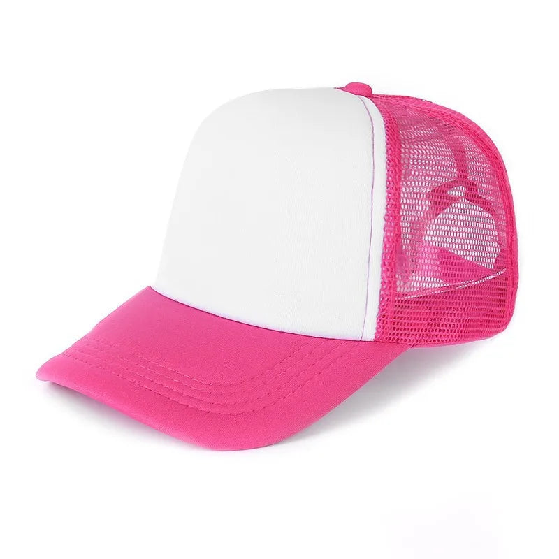 Unisex 5-Panel Mesh Trucker Hat for Men & Women