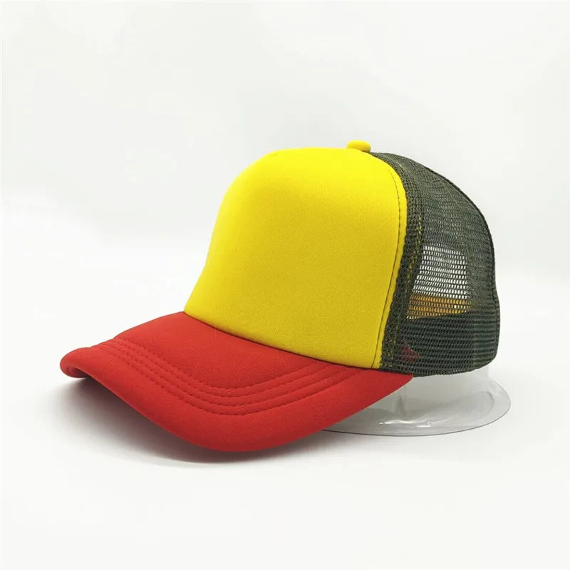 Unisex 5-Panel Mesh Trucker Hat for Men & Women