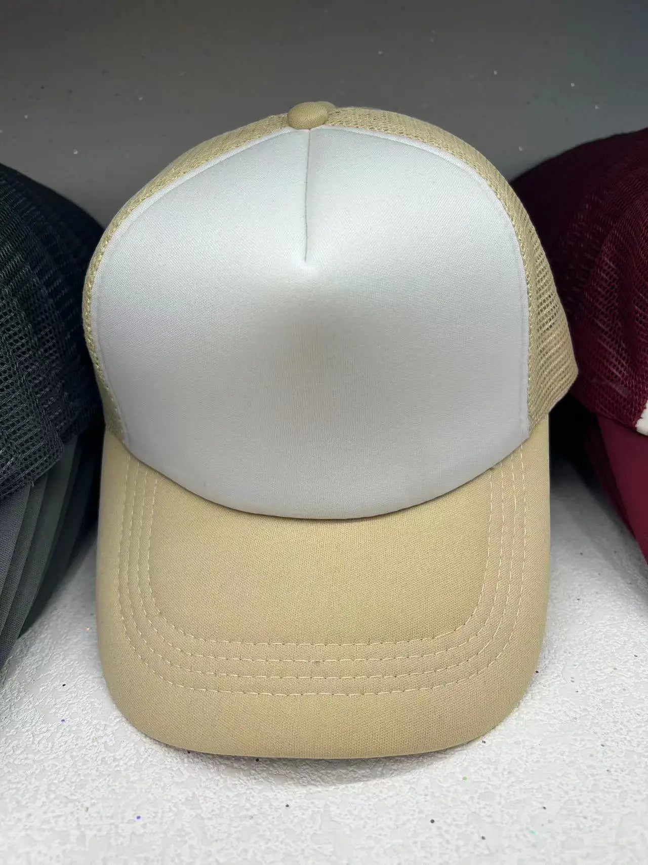 Unisex 5-Panel Mesh Trucker Hat for Men & Women