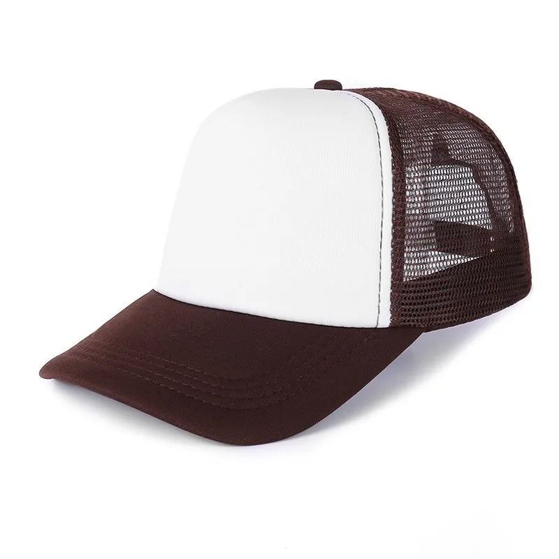Unisex 5-Panel Mesh Trucker Hat for Men & Women