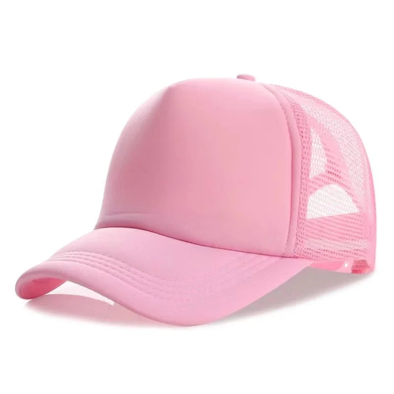 Unisex 5-Panel Mesh Trucker Hat for Men & Women