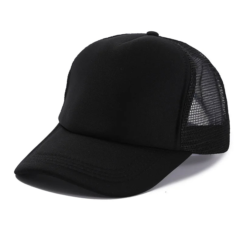 Unisex 5-Panel Mesh Trucker Hat for Men & Women