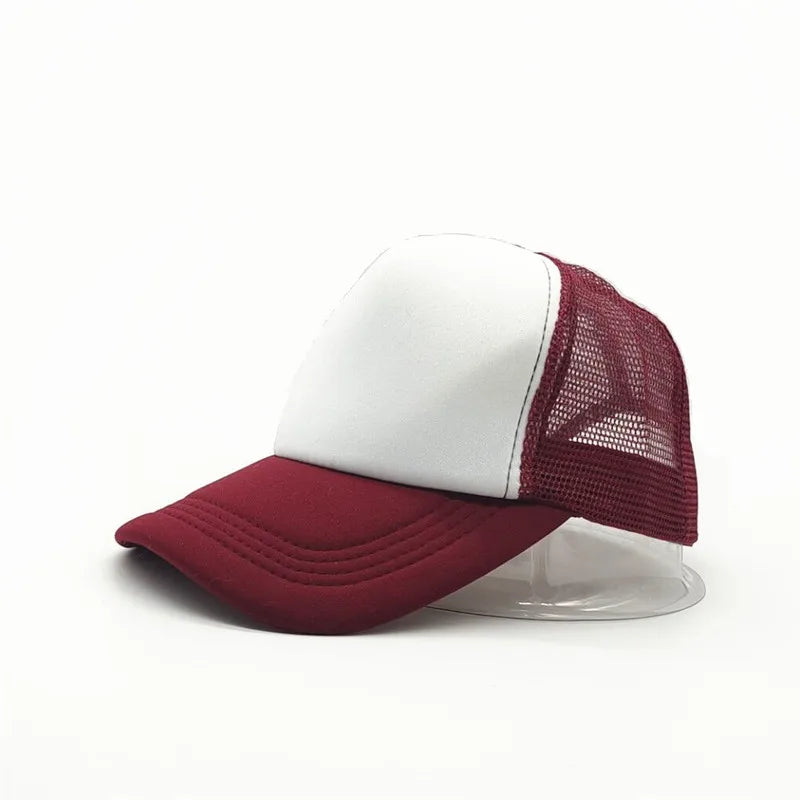 Unisex 5-Panel Mesh Trucker Hat for Men & Women