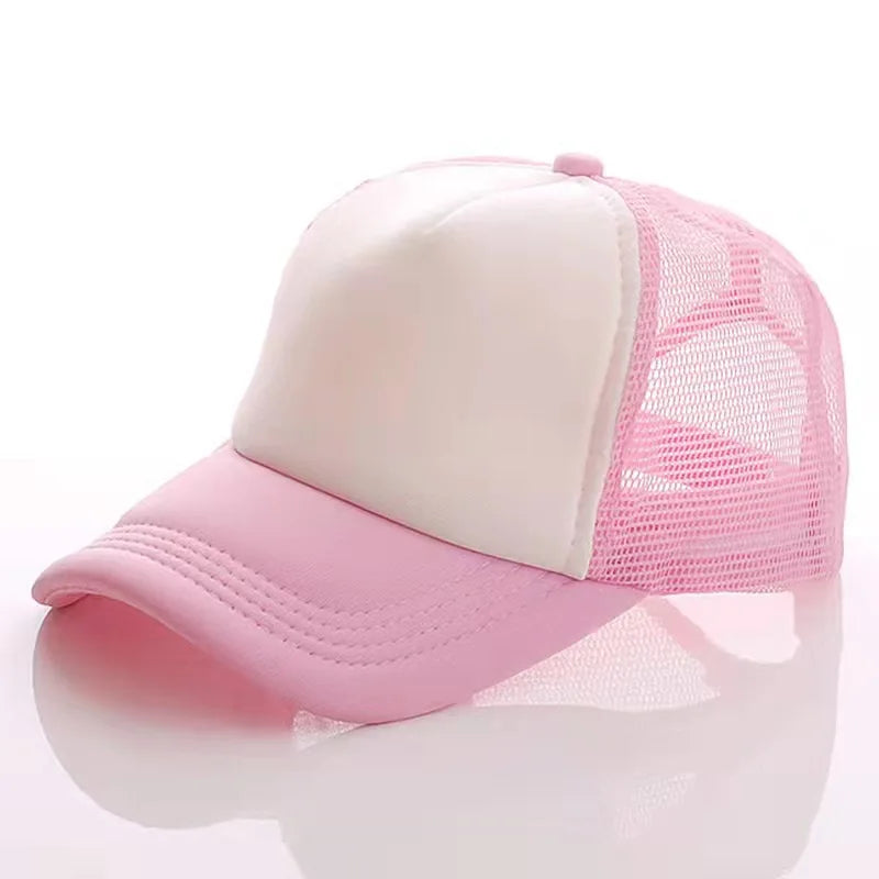 Unisex 5-Panel Mesh Trucker Hat for Men & Women