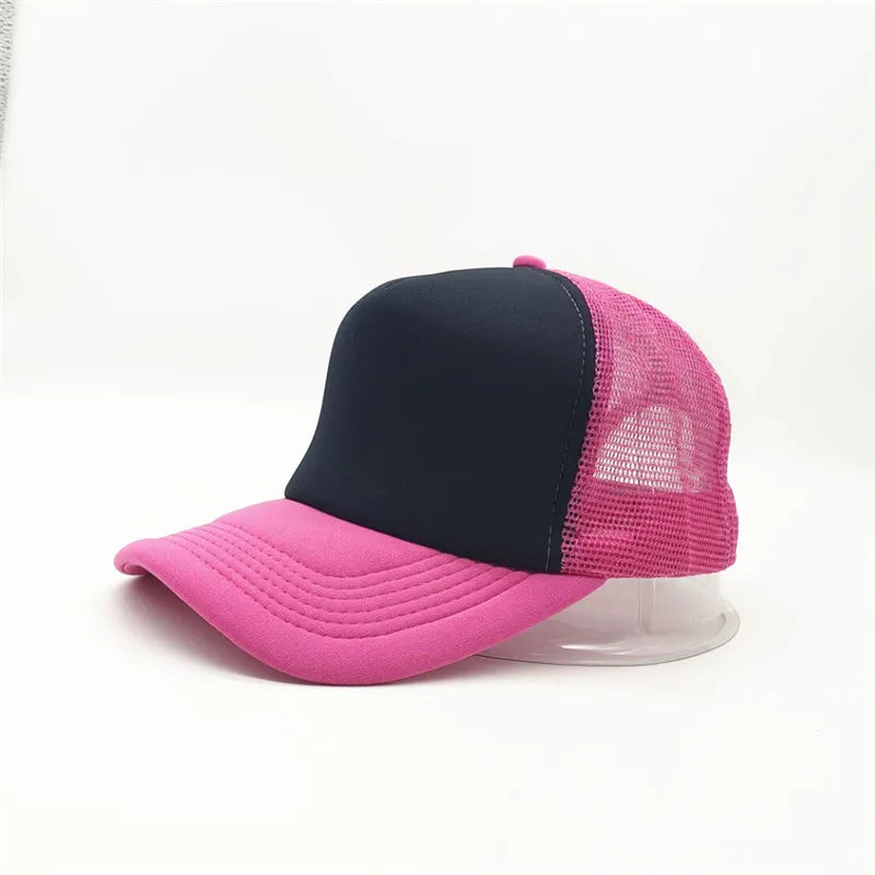 Unisex 5-Panel Mesh Trucker Hat for Men & Women