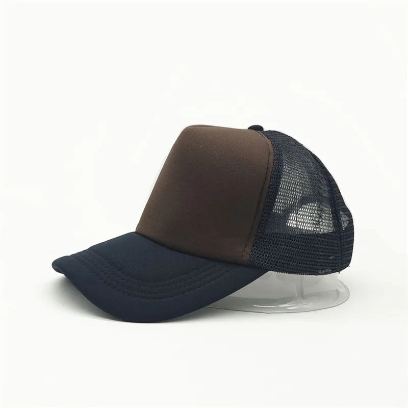 Unisex 5-Panel Mesh Trucker Hat for Men & Women