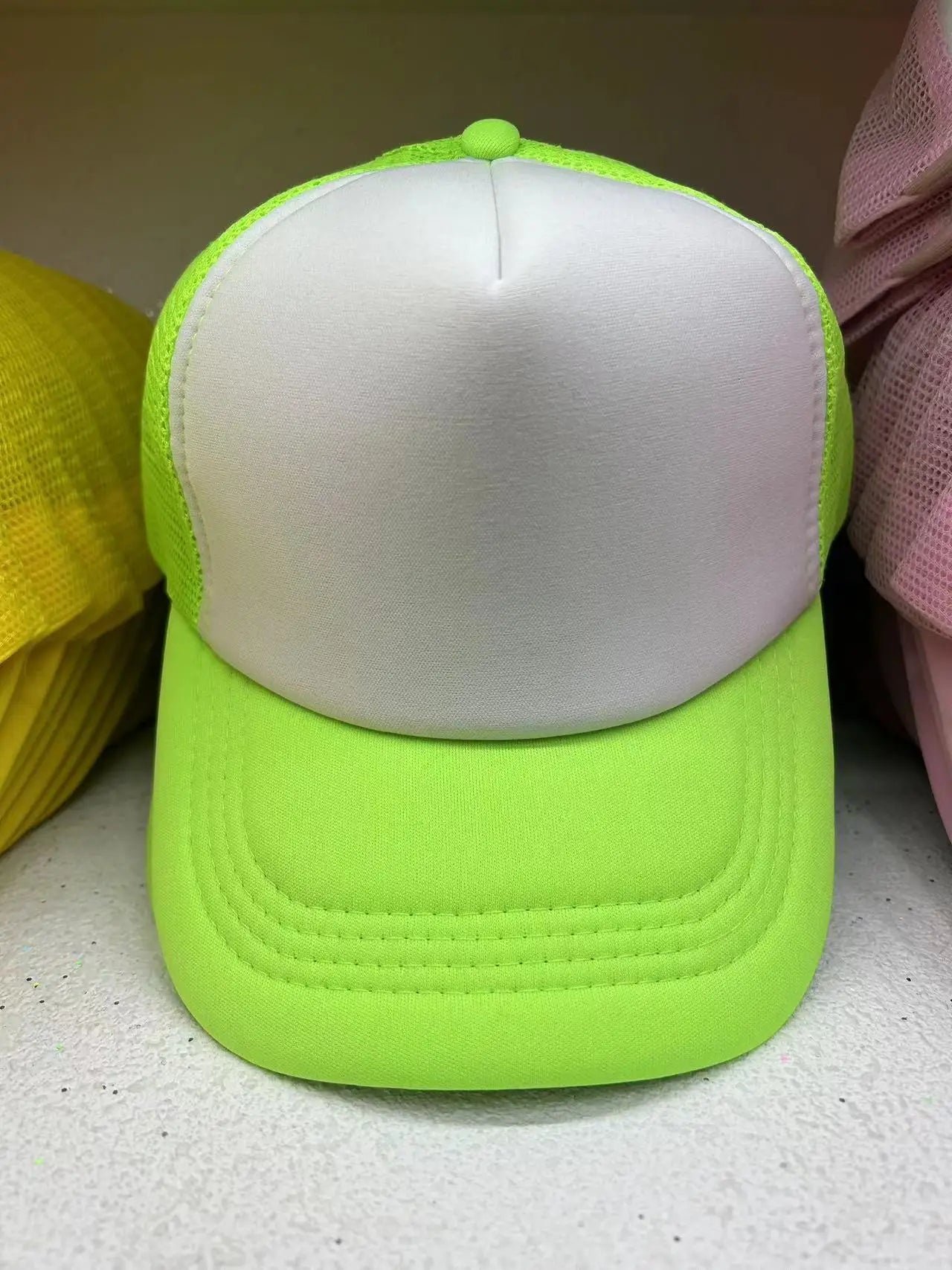 Unisex 5-Panel Mesh Trucker Hat for Men & Women