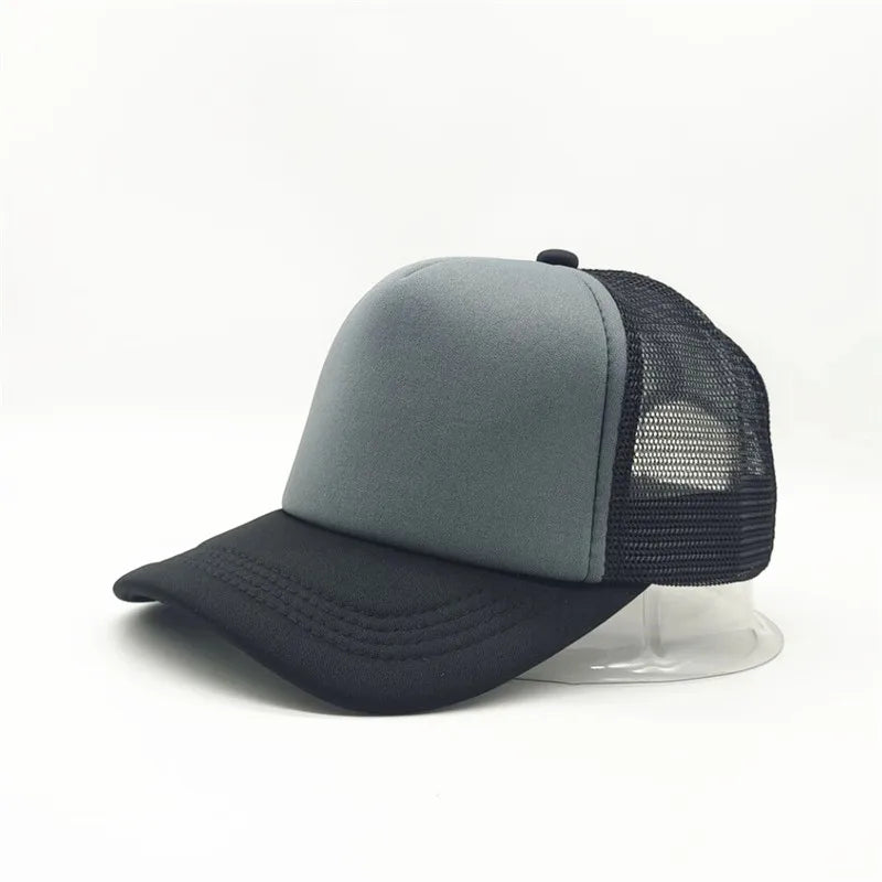 Unisex 5-Panel Mesh Trucker Hat for Men & Women