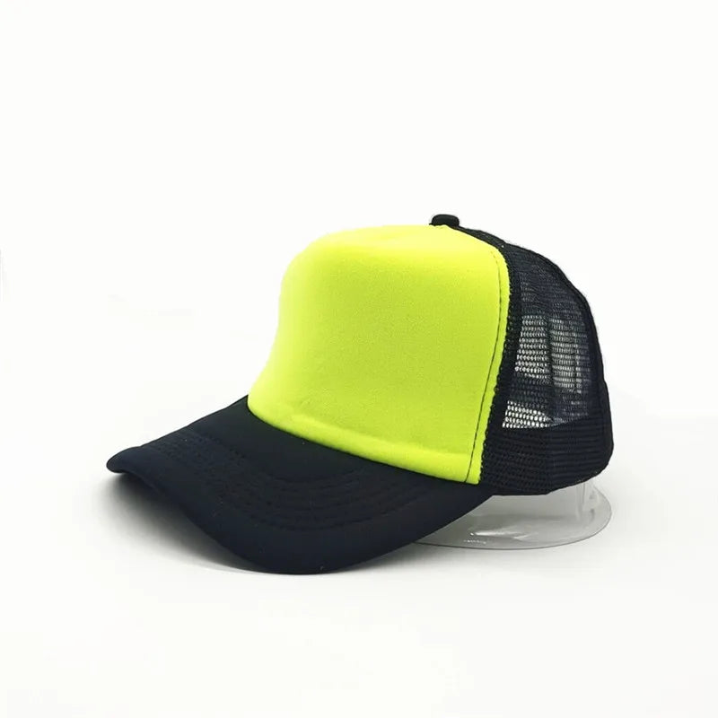 Unisex 5-Panel Mesh Trucker Hat for Men & Women