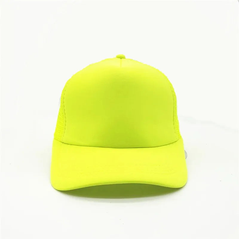Unisex 5-Panel Mesh Trucker Hat for Men & Women