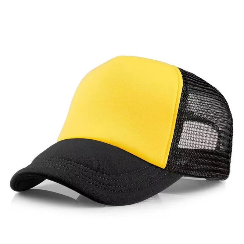 Unisex 5-Panel Mesh Trucker Hat for Men & Women