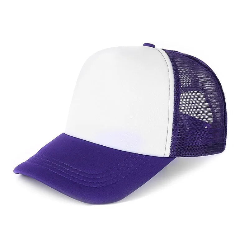 Unisex 5-Panel Mesh Trucker Hat for Men & Women