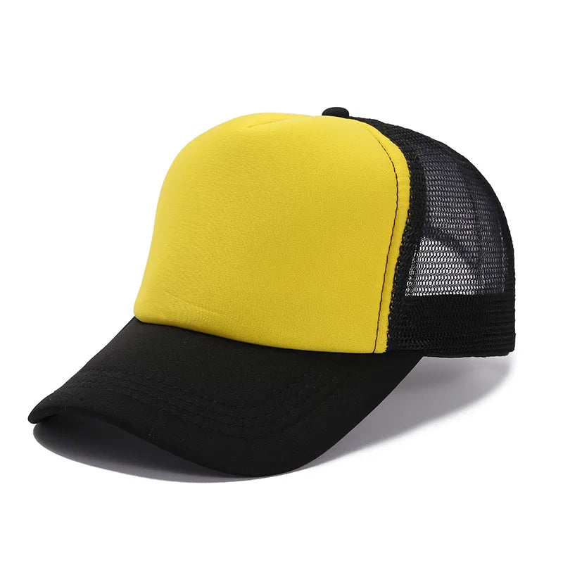 Unisex 5-Panel Mesh Trucker Hat for Men & Women