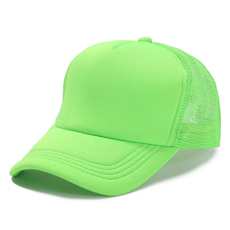 Unisex 5-Panel Mesh Trucker Hat for Men & Women
