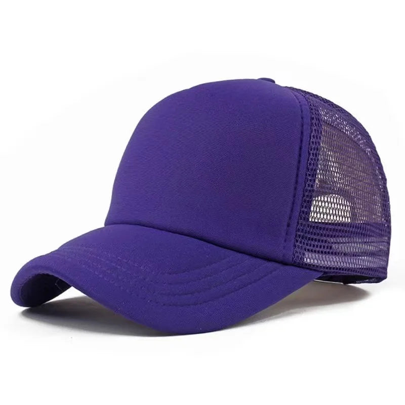 Unisex 5-Panel Mesh Trucker Hat for Men & Women