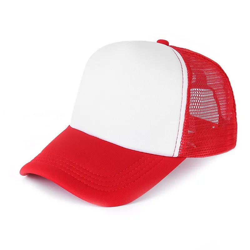 Unisex 5-Panel Mesh Trucker Hat for Men & Women