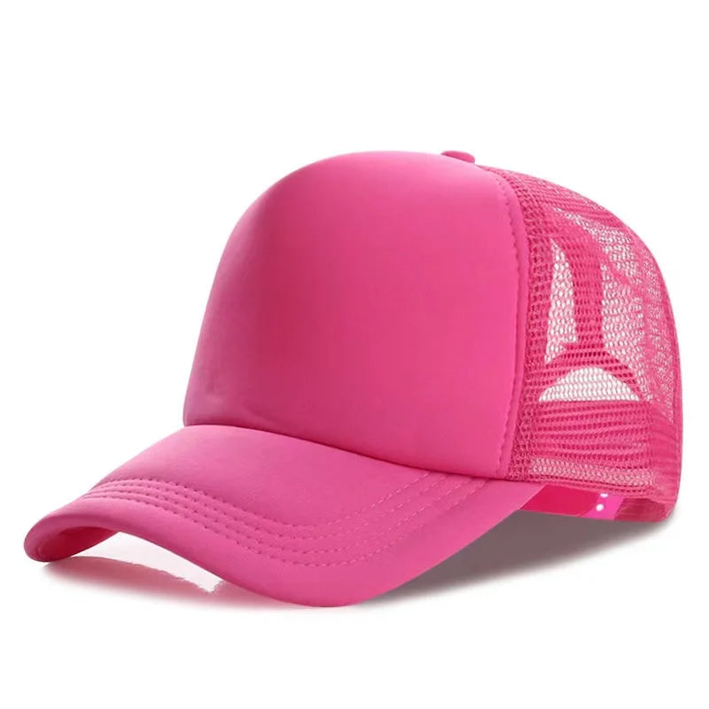 Unisex 5-Panel Mesh Trucker Hat for Men & Women