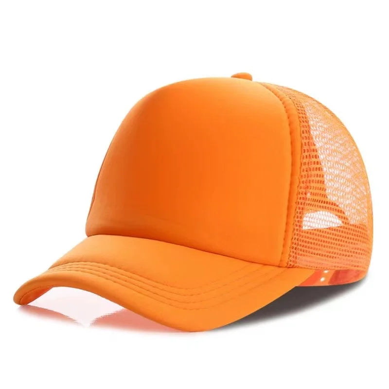 Unisex 5-Panel Mesh Trucker Hat for Men & Women
